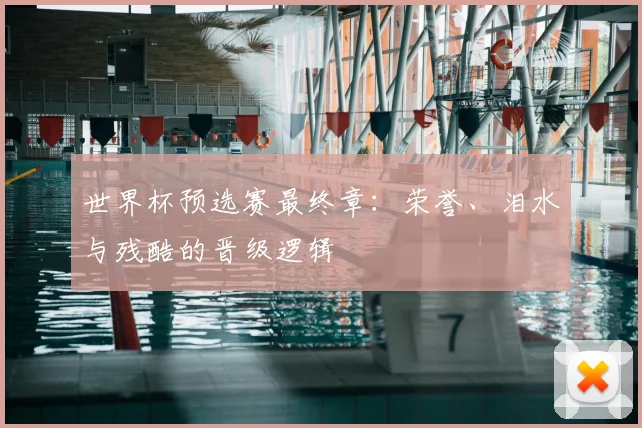 世界杯预选赛最终章：荣誉、泪水与残酷的晋级逻辑