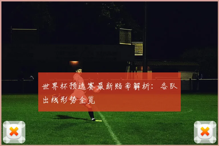 世界杯预选赛最新赔率解析：各队出线形势全览