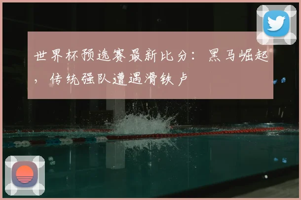 世界杯预选赛最新比分：黑马崛起，传统强队遭遇滑铁卢